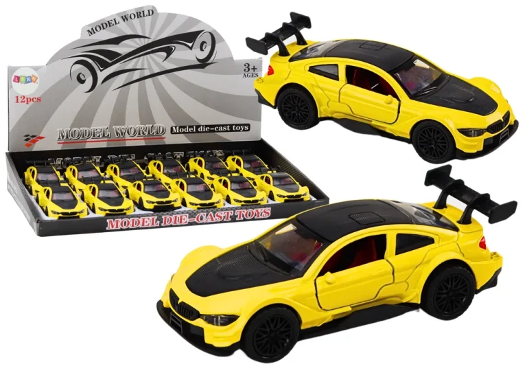 Igračka Automobil Sportski Automobil 1:32 Trenje Pogon Metal Žuti 1
