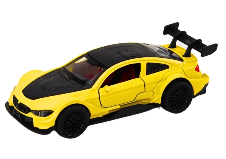 Igračka Automobil Sportski Automobil 1:32 Trenje Pogon Metal Žuti 2