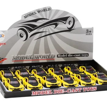 Igračka Automobil Sportski Automobil 1:32 Trenje Pogon Metal Žuti 3