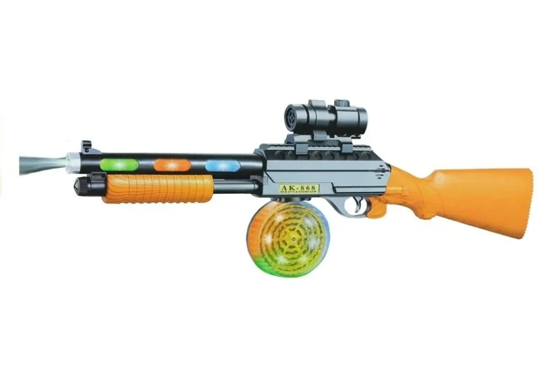 Igračka Mitraljez Ak 868 1 Sa Svjetlom I Zvukom 60 Cm 3