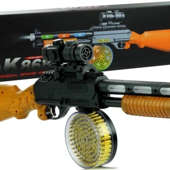 Igračka Mitraljez Ak 868 1 Sa Svjetlom I Zvukom 60 Cm 5