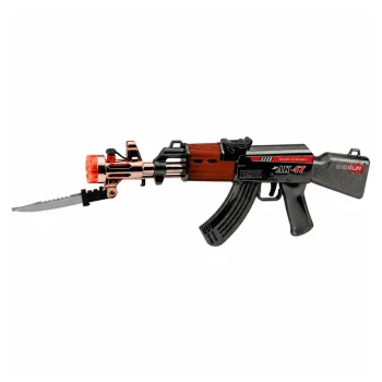 Igračka Puška Ak 47 Sa Svjetlima, Zvukovima I Dimnim Efektom 45 Cm 4