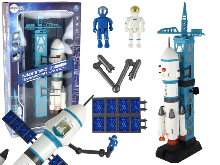 Igračka Svemirska Misija Raketa Astronauti Lanser 15 Elemenata 1