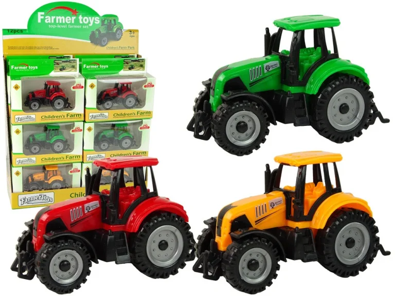 Igračka Traktor S Velikim Kotačima, 3 Boje 1