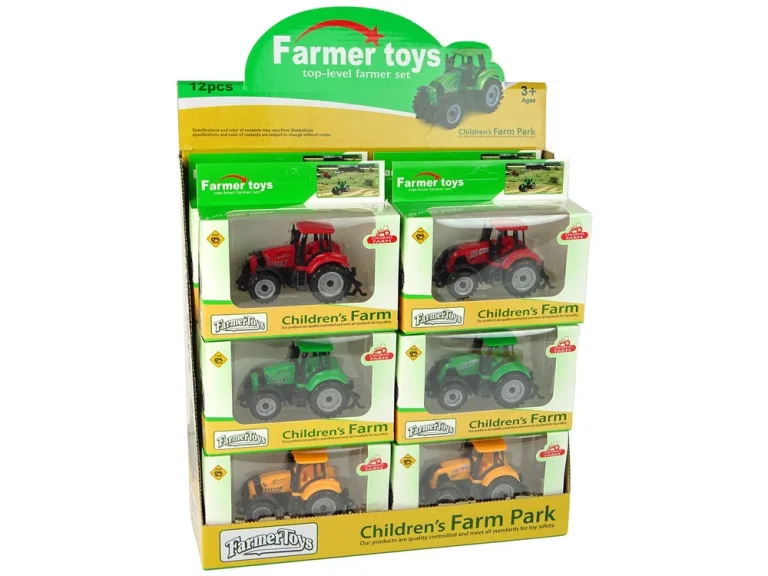 Igračka Traktor S Velikim Kotačima, 3 Boje 6