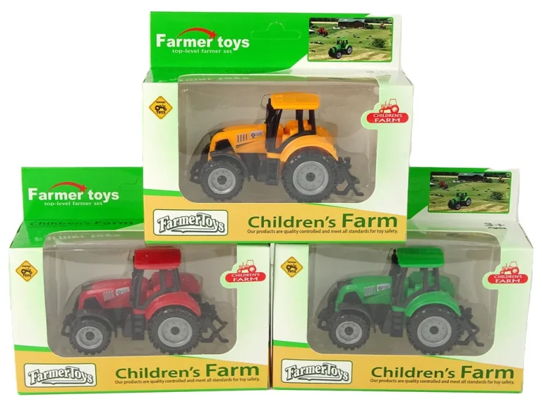 Igračka Traktor S Velikim Kotačima, 3 Boje 7