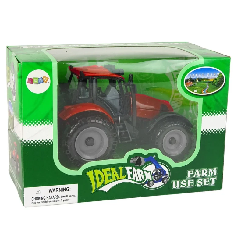 Igrački Traktor S Otvarajućom Haubom Crveni 13 Cm 4