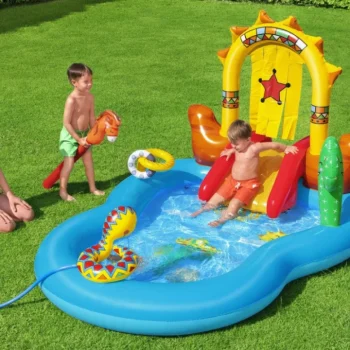 Igralište Divljeg Zapada + Bestway Tobogan 10