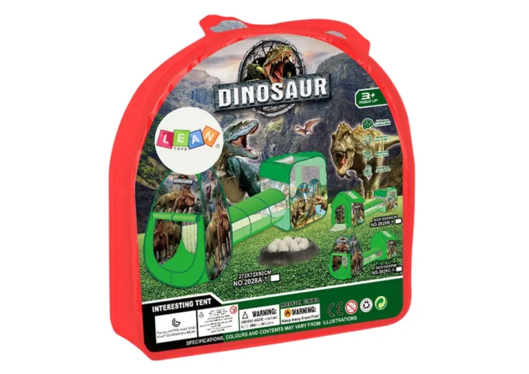 Igralište Za Djecu 3 U 1 Šatorska Kućica Bazen Dinosauri 3