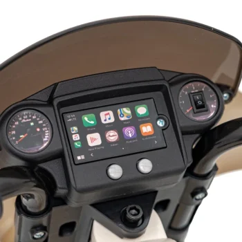Indian Chopper Bijeli Motocikl Za Djecu, Bijela Motor Na Akumulator 12