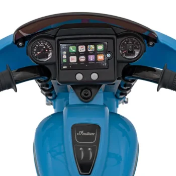 Indian Chopper Motocikl Na Akumulator, Plavi Motor Na Akumulator 11