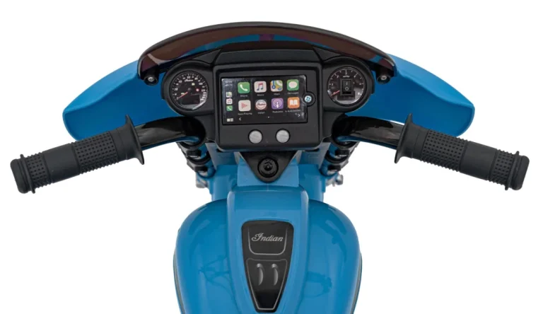 Indian Chopper Motocikl Na Akumulator, Plavi Motor Na Akumulator 11