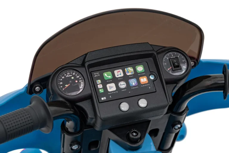 Indian Chopper Motocikl Na Akumulator, Plavi Motor Na Akumulator 12