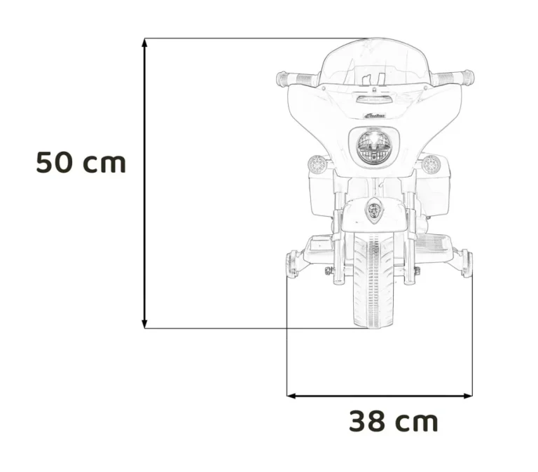 Indian Chopper Motocikl Na Akumulator, Plavi Motor Na Akumulator 2