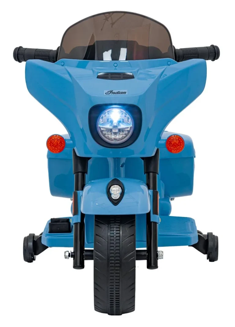 Indian Chopper Motocikl Na Akumulator, Plavi Motor Na Akumulator 4