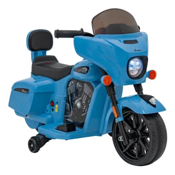 Indian Chopper Motocikl Na Akumulator, Plavi Motor Na Akumulator 5