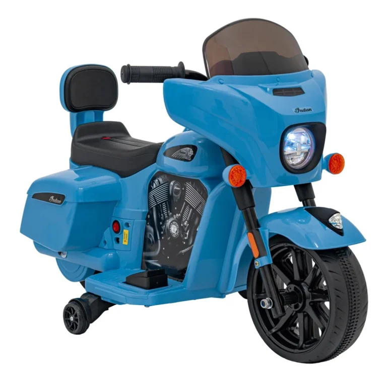 Indian Chopper Motocikl Na Akumulator, Plavi Motor Na Akumulator 5