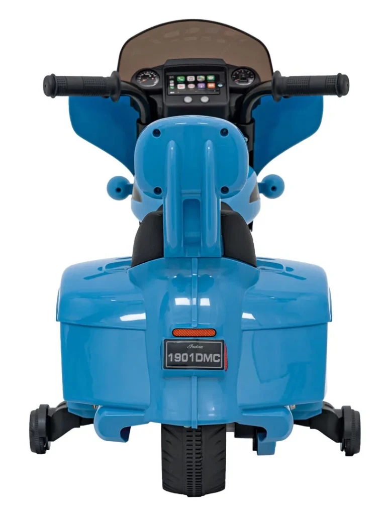 Indian Chopper Motocikl Na Akumulator, Plavi Motor Na Akumulator 8