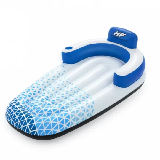 Indigo Wave Bestway Napuhani Kolut Za Plivanje 183x97cm + Napuhani Naslon Za Leđa + Držač Za Piće 1