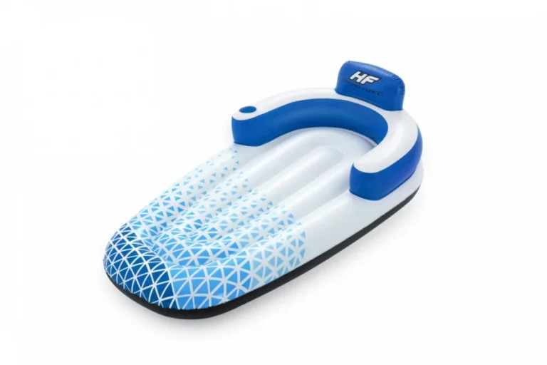 Indigo Wave Bestway Napuhani Kolut Za Plivanje 183x97cm + Napuhani Naslon Za Leđa + Držač Za Piće 1