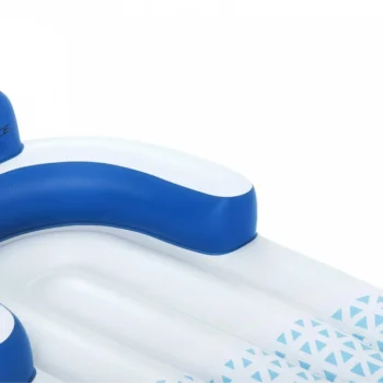 Indigo Wave Bestway Napuhani Kolut Za Plivanje 183x97cm + Napuhani Naslon Za Leđa + Držač Za Piće 4