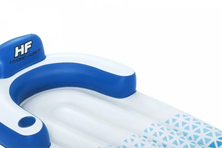 Indigo Wave Bestway Napuhani Kolut Za Plivanje 183x97cm + Napuhani Naslon Za Leđa + Držač Za Piće 4