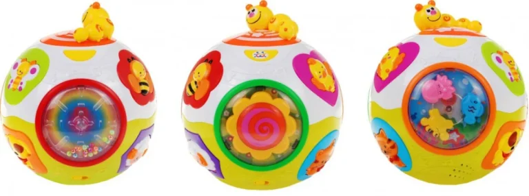Interaktivna Glazbena Lopta Ø 15 Cm Za Bebe 6m+ 3