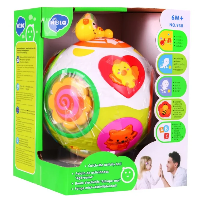 Interaktivna Glazbena Lopta Ø 15 Cm Za Bebe 6m+ 6