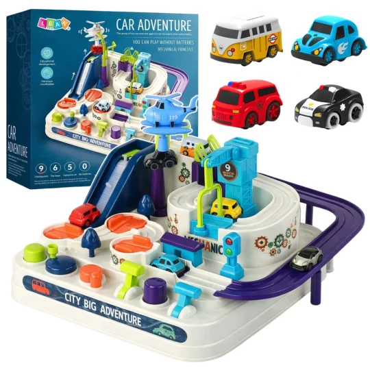 Interaktivna Staza Za Autiće S Preprekama, 4 Autića 1