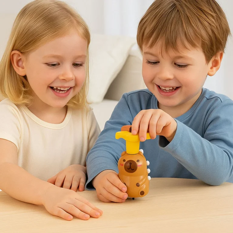 Interaktivna Vrtuljka Capybara S Led Svjetlima I Melodijama 12,5 Cm 6