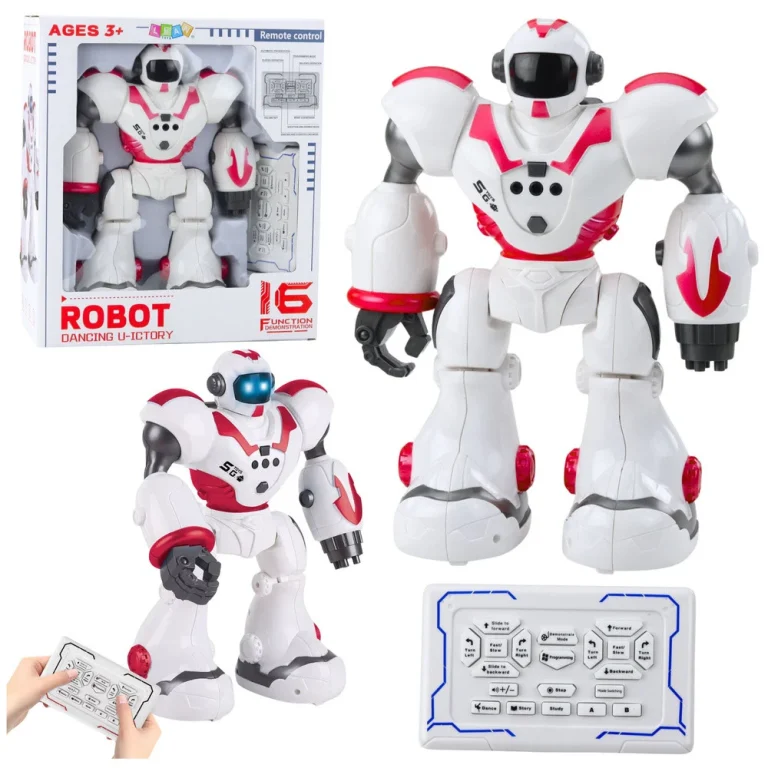 Interaktivni Rc Robot Na Daljinsko Upravljanje, 16 Funkcija, Svjetla, Zvukovi, Ružičasta 1