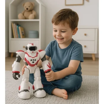 Interaktivni Rc Robot Na Daljinsko Upravljanje, 16 Funkcija, Svjetla, Zvukovi, Ružičasta 6