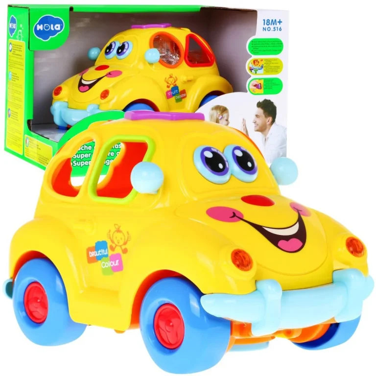 Interaktivni Automobil Sorter Za Bebe 18m+ 6 Kocaka 1