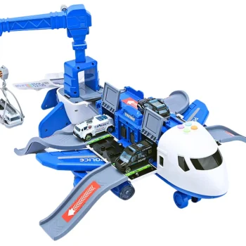 Interaktivni Avion Za Rastavljanje Policijske Postaje 2 U 1 Diy 2