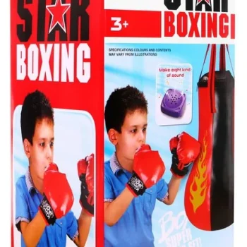 Interaktivni Boksački Set Za Djecu 3+ Kruška Sa Zvukovima + Rukavice 3