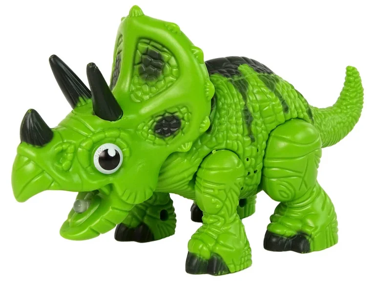 Interaktivni Dinosaur Triceratops Sa Zvukom I Parom, Zeleni 2
