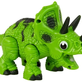 Interaktivni Dinosaur Triceratops Sa Zvukom I Parom, Zeleni 3