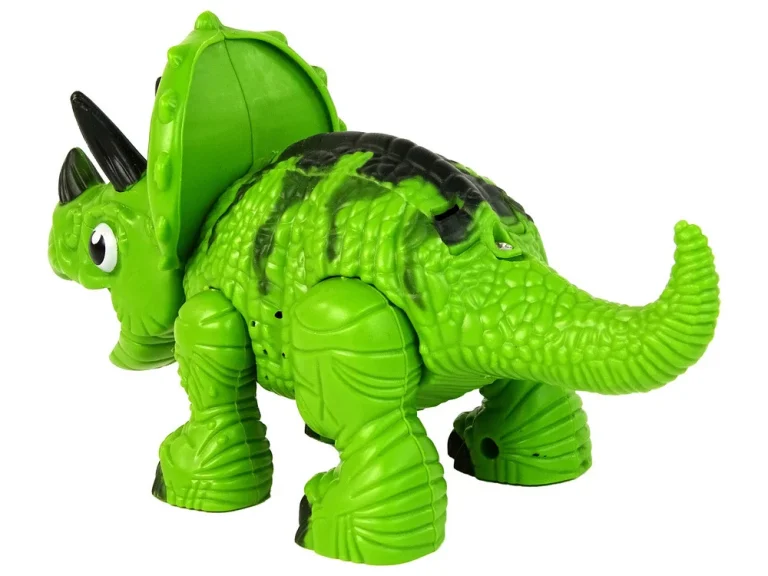 Interaktivni Dinosaur Triceratops Sa Zvukom I Parom, Zeleni 5