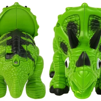 Interaktivni Dinosaur Triceratops Sa Zvukom I Parom, Zeleni 7