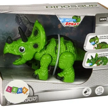 Interaktivni Dinosaur Triceratops Sa Zvukom I Parom, Zeleni 8