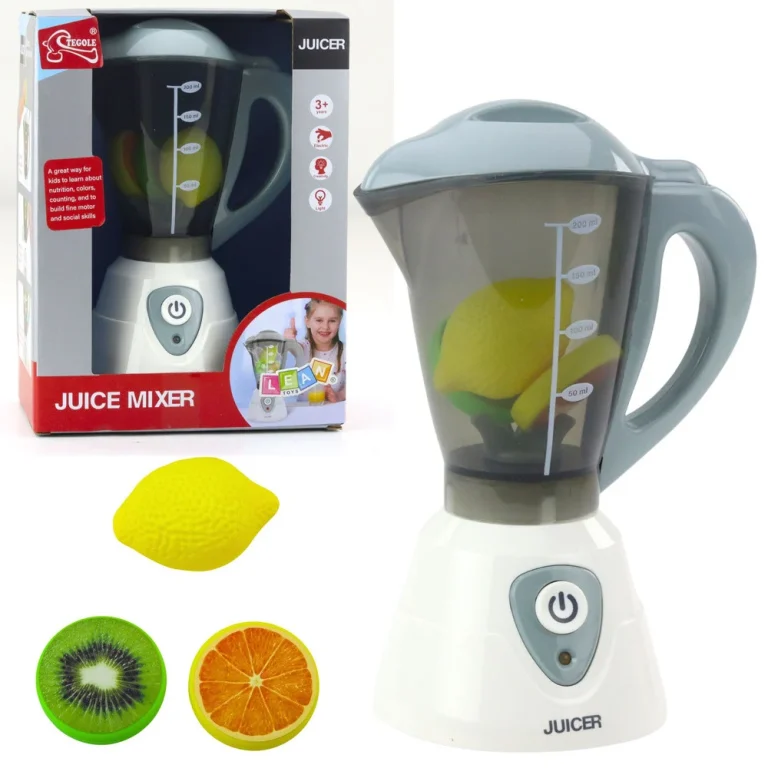Interaktivni Kuhinjski Blender Za Djecu, Svjetla, Zvukovi, Voće 1