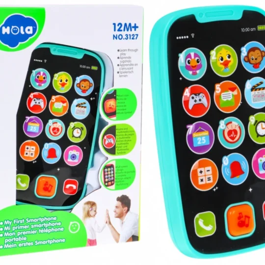 Interaktivni Pametni Telefon Plavi 12m+ 1