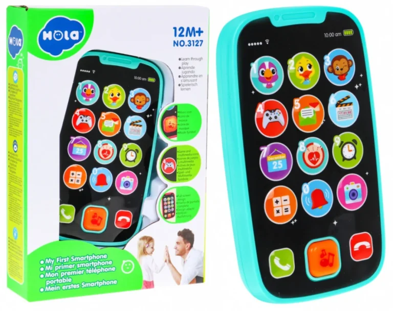 Interaktivni Pametni Telefon Plavi 12m+ 1
