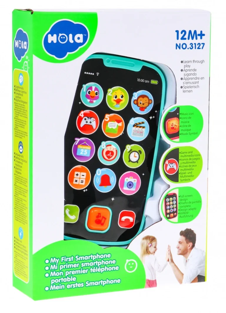 Interaktivni Pametni Telefon Plavi 12m+ 4