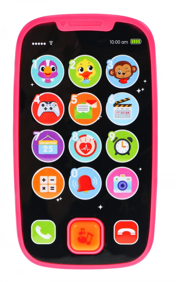 Interaktivni Pametni Telefon Roza 12m+ 2