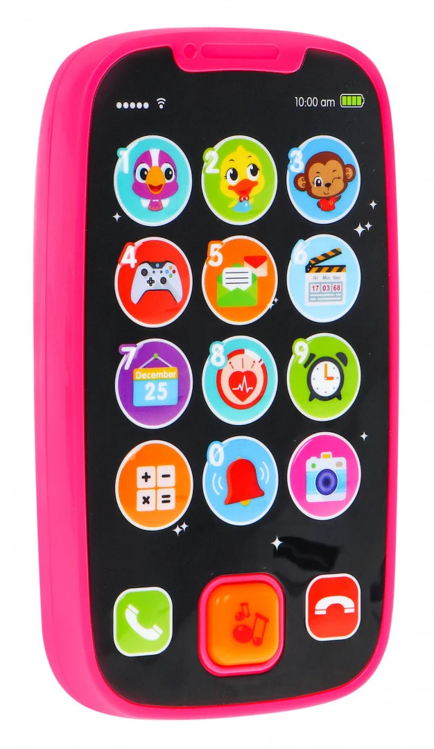 Interaktivni Pametni Telefon Roza 12m+ 3