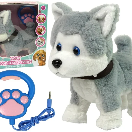 Interaktivni Plišani Pas Husky S Povodcem 1