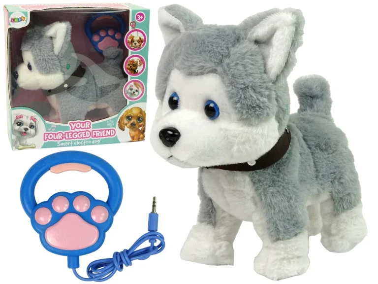 Interaktivni Plišani Pas Husky S Povodcem 1