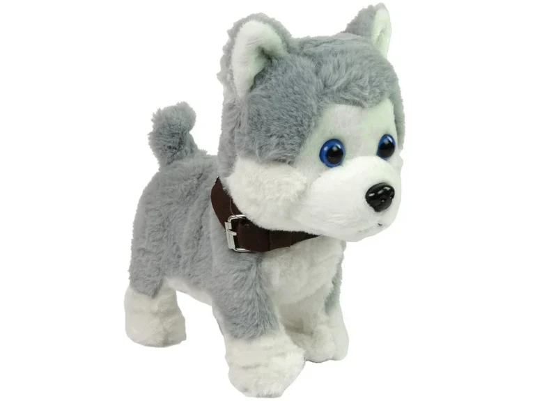 Interaktivni Plišani Pas Husky S Povodcem 3