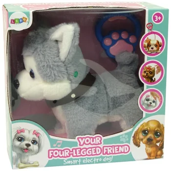Interaktivni Plišani Pas Husky S Povodcem 5